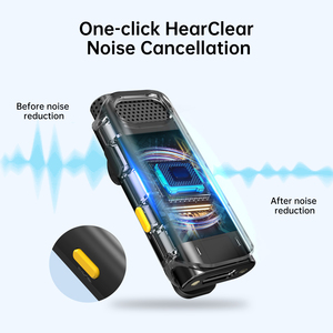 Microphone cravate sans fil Hollyland Lark C1 <span class=keywords><strong>Duo</strong></span> pour Android, Plug and Play, réduction de bruit, micro-cravate - Product Image 3