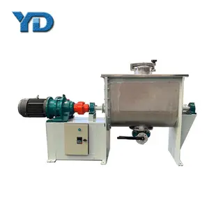 China Factory Seller 100 Liter Double Dry Powder Stainless Steel Cereal Double Double Ribbon Horizontal Mixer