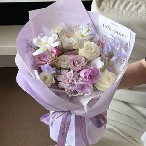 Acuarela Blooming Virgin Craft Paper Flower Bouquet Papel de regalo Arte impermeable Romántico High-End Flower Shop Hecho a mano - Product Image 3