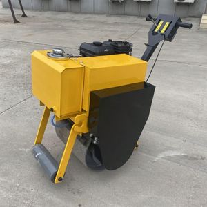 Rodillo vibratorio de un solo tambor, máquina compactadora hidráulica, construcción, agricultura, diésel, nuevo rodillo de carretera - Product Image 4