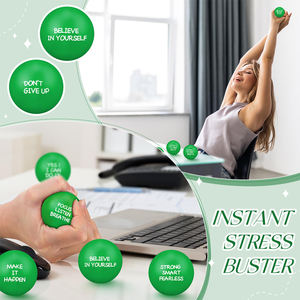 Vendita calda Stress palle alla rinfusa motivazionale Stress sollievo colorato schiuma Squeeze palline per adulti ragazzi bambini incoraggiante sollievo - Product Image 6