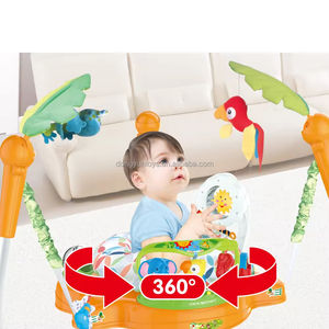 Vente en gros de haute qualité happy jungle musical pull réglable pour bébé <span class=keywords><strong>Jumperoo</strong></span> Bouncer Centre d'activités pour nouveau-nés - Product Image 3