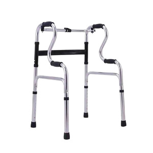 รถช่วยเดินอลูมิเนียมสแตนเลสพร้อมที่นั่งและล้อสำหรับผู้สูงอายุ - Product Image 3