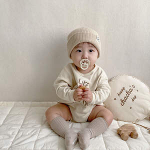 봄 가을 겨울 남아 여아용 면 니트 비니 아기 유아 따뜻한 모자 - Product Image 3