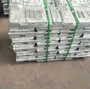 High Purity Zinc <b>Ingots</b> 99.995% Industrial & Galvanizing Grade Non-Alloy Non-Secondary Zinc <b>Ingot</b> - Product Image 1