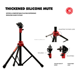 Beatello JBK 4 Inch Marching Snare Drum <strong>Practice</strong> <strong>Pad</strong> with Stand Silicone Drum Head and Dumb Musical Instrument Stand - Product Image 5