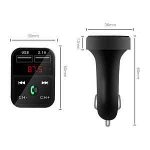 Reproductor <span class=keywords><strong>MP3</strong></span> para Auto B2 de Plástico, Inalámbrico 5.3, Manos Libres, FM, Cargador USB con Pantalla LED - Product Image 4