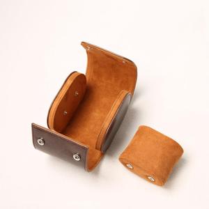 Biểu tượng tùy chỉnh 12 8 Khe cắm duy nhất Chính Hãng Bộ sưu tập hiển thị da lưu trữ tổ chức bao bì du lịch sang trọng đồng hồ CuộN hộp trường hợp - Product Image 6