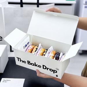 Sacs en papier kraft personnalisés, écologiques, recyclables, pour l'emballage des achats, avec logo client, pour boulangerie et plats à emporter - Product Image 4