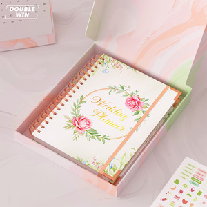 Lujo personalizado 2026 2027 espiral planificador de bodas libro y organizador con caja - Product Image 1