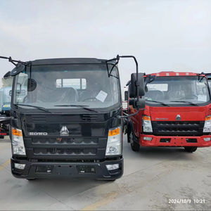 Nouveau noir Sinotruck Howo 4*2 Mini camion de cargaison 5-10 tonnes moteur Diesel Transmission manuelle simple dormeur prêt à expédier - Product Image 2