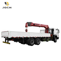 Grue JQCM vente chaude 8 tonnes, 12 tonnes, 16 tonnes 6X4 grue télescopique grue mobile hydraulique grue montée sur camion exportation mondiale