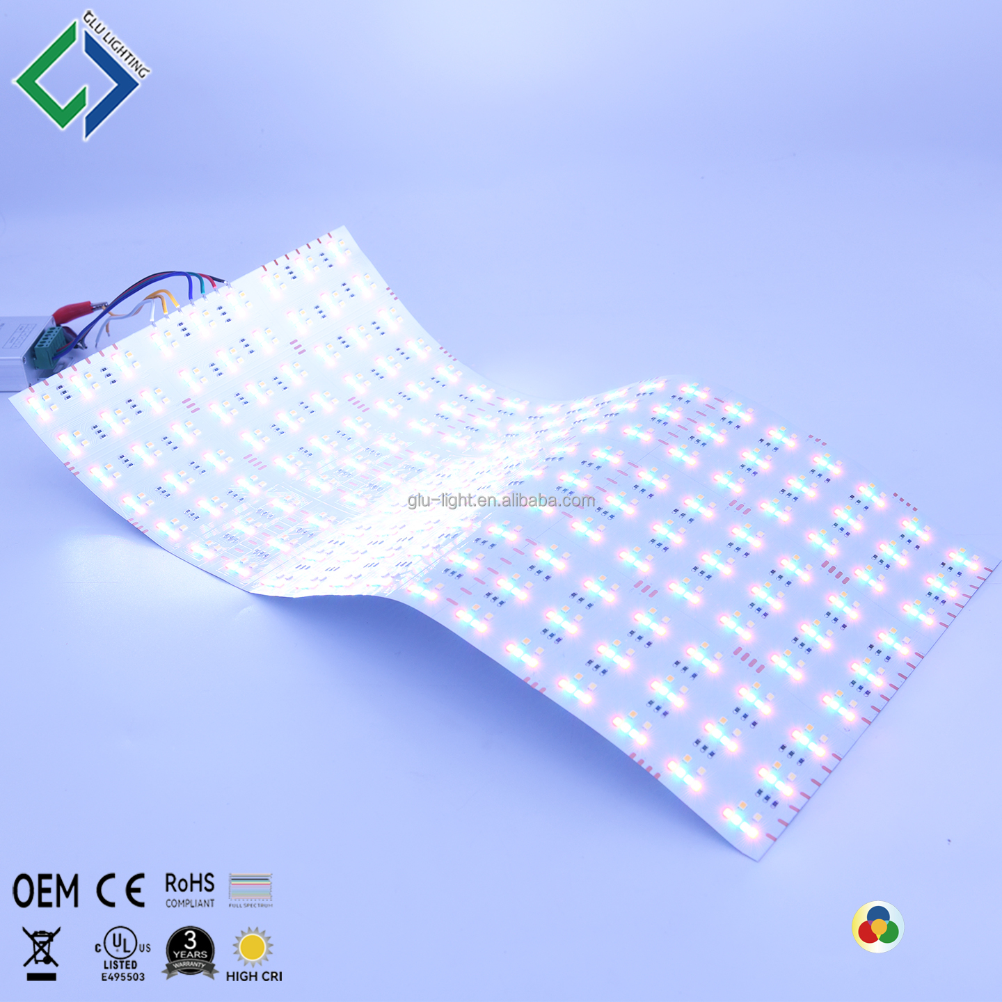 24V high power high CRI 2835 RGBACCT bi color 6 colors RGBABI chroma led panel