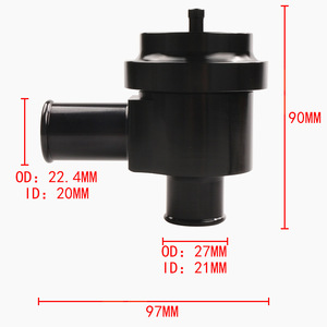 วาล์วเทอร์โบโบลออฟ BOV-1004 แบบยูนิเวอร์แซล เหมาะสำหรับการดัดแปลงอัพเกรด โครงสร้างโลหะสีดำ - Product Image 5