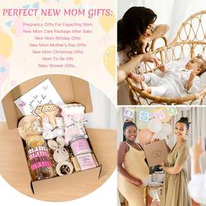 New Mom Gift Basket Baby Shower Gifts for Women Friends Expecting Mom First Mother's Day Gifts Wholesale - Product Image 2