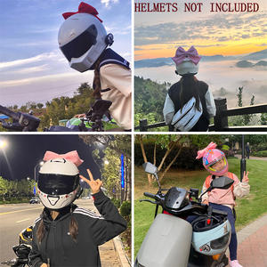 Accessoires de moto de ski de Noël Nouveaux arcs et cornes de casque de velours pour motos - Product Image 4