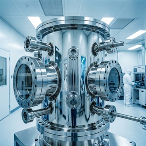 Custom SS316L Vacuum Chamber Component Mirror Polished Semiconductor Flange Part CNC <b>Machining</b> <b>Service</b> - Product Image 1