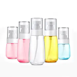 30ml 60ml 80ml 100ml farbige High-End-Luxus-PETG-UPG-U-Form-Sprüh plastik flasche Fein nebels prüh geräte Lotion pumpensp ender