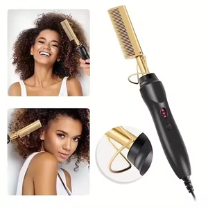 <b>Hair</b> Straightener Professional Ceramic Tourmaline Ionic Flat Iron LED Power Item OUTDOOR Plate Parts Sales Wave Hotel Rohs Cord - Product Image 6
