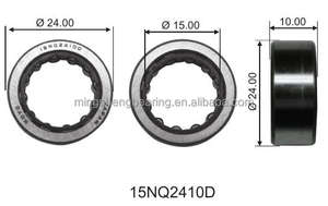 <span class=keywords><strong>Rodamiento</strong></span> <span class=keywords><strong>de</strong></span> <span class=keywords><strong>agujas</strong></span> <span class=keywords><strong>de</strong></span> rodillos, Copa dibujada, complemento completo, <span class=keywords><strong>medidas</strong></span> en pulgadas - Product Image 4