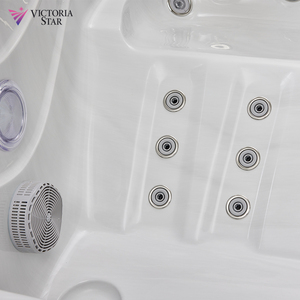 Ngoài trời Hot Spa Acrylic Whirlpool Bồn tắm massage cho 3 người lớn - Product Image 4