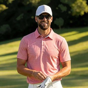 Chemises de golf pour hommes de haute qualité, manches courtes, col classique, imprimées sur mesure, ZML - Product Image 3