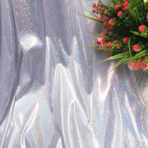 Tissu tricoté élastique au laser coloré, Costumes de performance d'estampage à chaud brillants, vêtements de mariage, Tissu de fond <span class=keywords><strong>Radium</strong></span> Magique - Product Image 5
