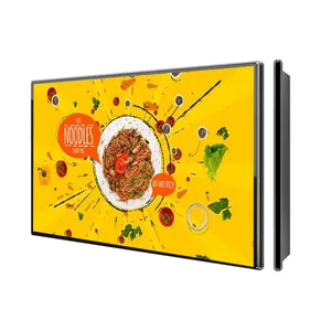 23,6 polegadas LCD IPS tela Menu Boards Publicidade Wall Mount Hanging Digital Signage e Displays para loja de compras