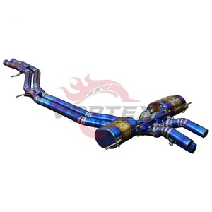 Vortex High Performance Titanium Exhaust System for Lamborghini Urus Twin Turbo V8 Valve Controlled Blue <b>Kit</b> - Product Image 1