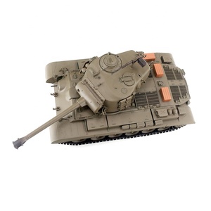 Henglong 3838-1, Modelo de Tanque Pesado <span class=keywords><strong>Pershing</strong></span> M26 de la Segunda Guerra Mundial a Escala 1/16, Tanque RC de 2.4Ghz IR+BB, Juguetes Eléctricos de Combate RC, Regalo para Aficionados a los Tanques - Product Image 3