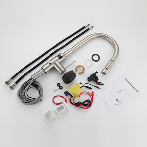 Stainless Steel Smart Voice Controlled Temperature Digital Display Infrared Sensor Kitchen Sink Pull Out Faucet Single Handle - Product Image 2