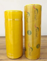 Film extensible en PVC souple, film rétractable soluble dans l'eau, étanche à l'humidité, pour emballage d'épicerie, rouleau de moulage par soufflage industriel alimentaire
