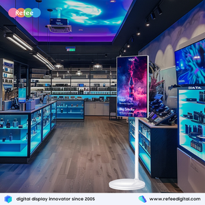 Refee 32-inch không dây thông minh di động Android Màn hình 9H Tuổi thọ pin 120Hz Tốc độ làm mới đứng 12V điện cảm ứng <span class=keywords><strong>LCD</strong></span> hiển thị - Product Image 6