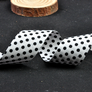 Polka Dot Băng 38Mm Cho Giáng Sinh Băng Cuộn Đôi Phải Đối Mặt In Satin <span class=keywords><strong>Ribbon</strong></span> - Product Image 5