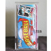 TCG Offre Spéciale étui de protection en acrylique transparent pour Topps Baseball/Football Wax Box 1980-1991 étui en acrylique étanche