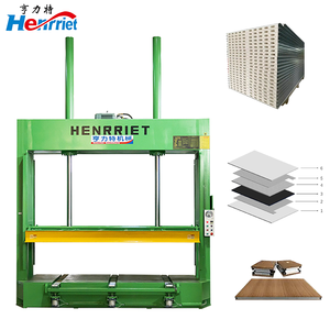Máquina de Prensa para Paneles Sándwich, Prensa Hidráulica Eléctrica <span class=keywords><strong>con</strong></span> <span class=keywords><strong>Polea</strong></span> de Alimentación, 50 Toneladas de Presión, Prensa en Frío - Product Image 1