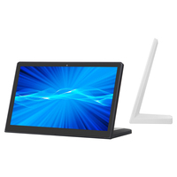 OEM 15,6 pouces Tablette Android en forme de L avec port NFC, port LAN, borne de bureau, lecteur publicitaire Wifi