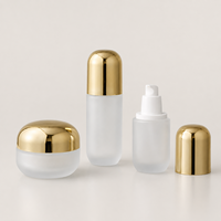 Nouveau coffret cosmétique Ovale Press Emulsion Essence Glass Sub-Pack 50g Cream Bottle Travel set