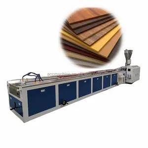 Gỗ nhựa composite hồ sơ sản xuất máy <span class=keywords><strong>WPC</strong></span> Panel tường, Ốp chân tường Hội Đồng Quản trị, dải, thanh máy làm - Product Image 1