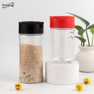 Wholesale Cylinder Round <strong>Salt</strong> <strong>Pepper</strong> Spice Plastic Bottle Seasoning Bottles - Product Image 2