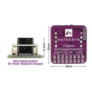 Matek matsys เซ็นเซอร์วัดความเร็วลมดิจิตอล L431 ASPD-DLVR สำหรับโดรนมืออาชีพแรงดันไฟฟ้าขาเข้า4.5-5.5V - Product Image 4