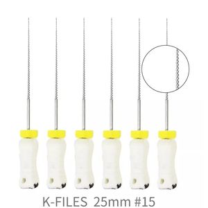 Canaux radiculaires dentaires Niti Tous les types de fichiers K Matériau 21/25/28/ 31mm Fichiers dentaires Endo Fichiers Niti K Limas Dentales - Product Image 4