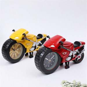 Bán buôn thời trang và tối giản Đồng hồ treo tường tùy chỉnh xe máy mô hình báo động kim hiển thị cho phòng khách - Product Image 4