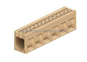 Ngoài trời Polymer bê tông nước mưa máng xối cống kênh bê tông nhựa đúc sẵn cho đường lái xe rãnh nhựa thoát nước mương ngoài trời - Product Image 5