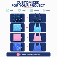 Sac de courses pliable personnalisé en tissu Oxford, sac à main réutilisable pour supermarché, recyclable, commandes en gros pour détaillants