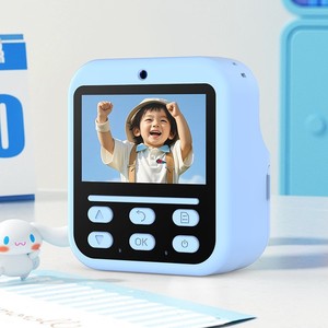 Imprimante photo miniature portable, papier thermique, appareil photo numérique, zoom optique 10x-20x, CMOS Full HD 1080p, selfie pour enfants - Product Image 2
