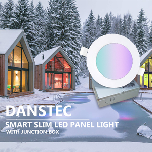 OEM ODM düşük adedi Tuya WiFi müzik kontrol cihazı parti ışıkları 4 inç RGBCW akıllı LED Panel AYDINLATMA - Product Image 2