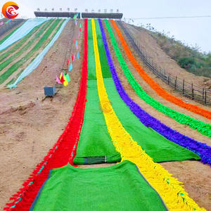 Fabricants d'équipement d'amusement en plein air colline piste herbe pittoresque endroit arc-en-ciel herbe voitures coulissantes pas de projet de puissance - Product Image 1