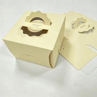 Emballage de luxe haut de gamme, effet de gaufrage en feuille d'or, boîte en carton artistique, logo personnalisé, recyclable, pour pain, friandises sucrées
