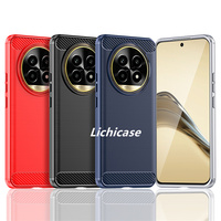 Lichicase Brossé Texture Flexible Silicone TPU Couverture Arrière Mobile Souple Pour Realme 13 Pro Plus 5G Cas En Gros